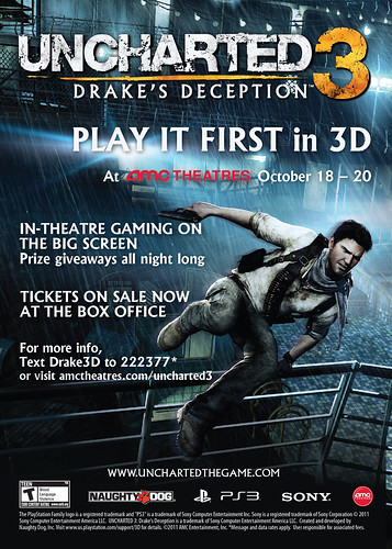 UNCHARTED 3 at AMC Theaters