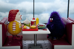 Grimace: Ronald, I think the mini strokes are a warning sign.  You really need to cut back.