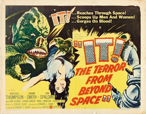 IT! THE TERROR FROM BEYOND SPACE (1958) half sheet