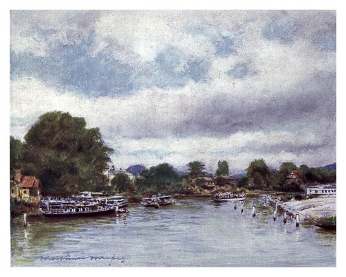 011- Vista de Marlow-The Thames-1906- Mortimer Menpes