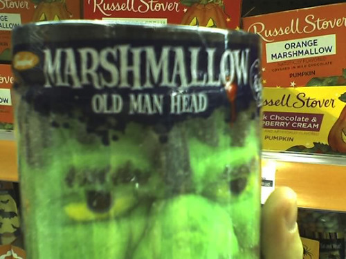 marshmallow old man head