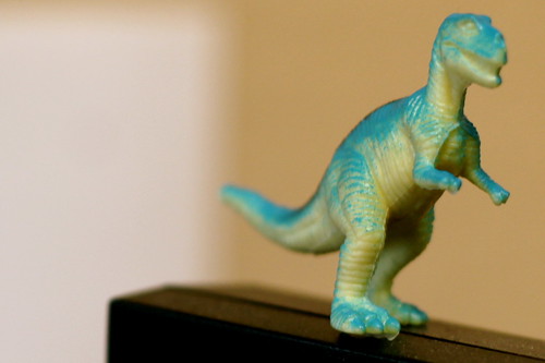 Wednesday: the dinosaur on my desk!