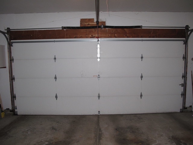 Overall view of garage door