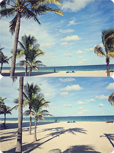 Fort Lauderdale beach diptych 3