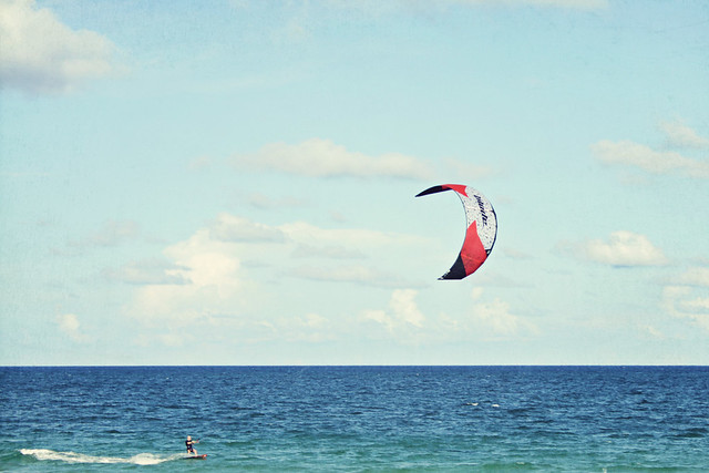 Fort Lauderdale beach kitesurfer 4