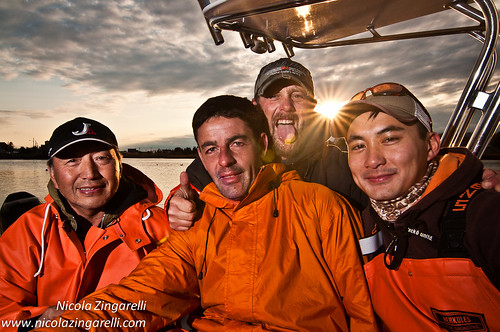 Fishermen ... and friends! Small group portrait shot in Green Harbour, Massachussets by Nicola Zingarelli