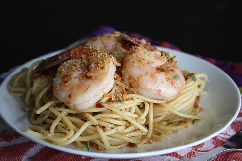 Spicy Pasta with Shrimp