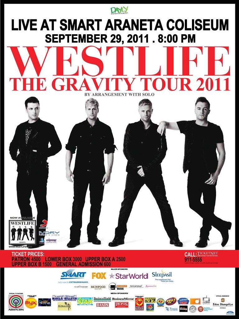 Westlife Gravity Tour