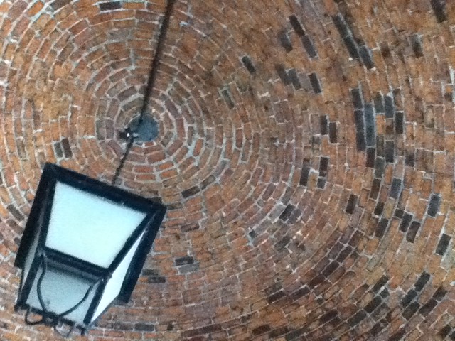 brickwork ceiling
