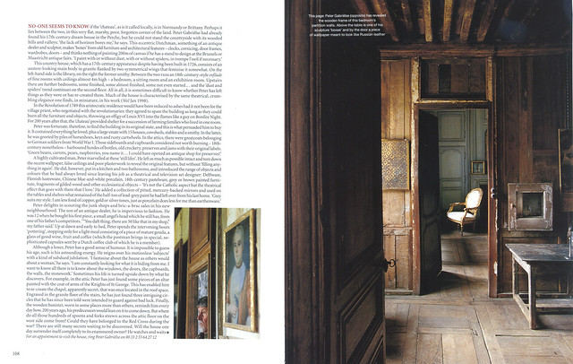 Le Château in "World of Interiors" 2004 July issue- 5