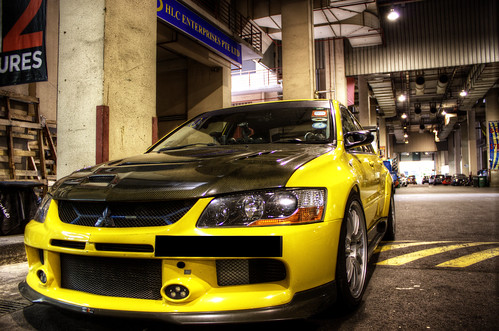 Yellow Evo 9 by stcknthmmnt