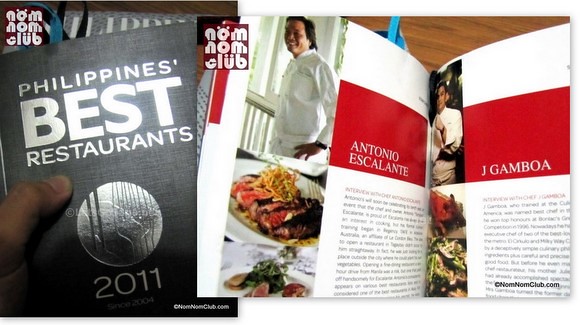 Philippine Tatler's Best Restaurants Guide