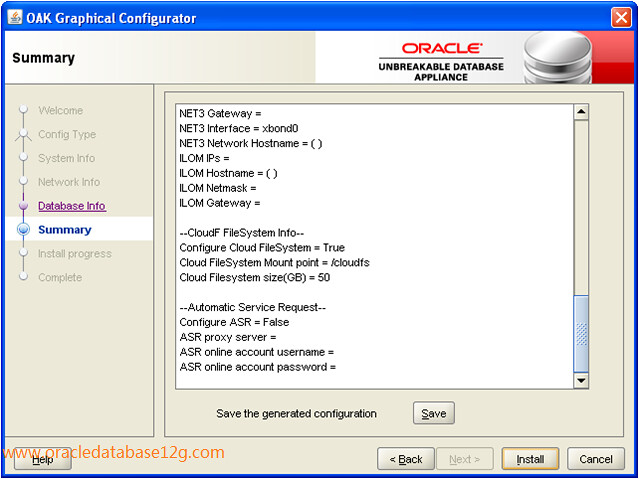 Oracle Appliance Manager Configurator6