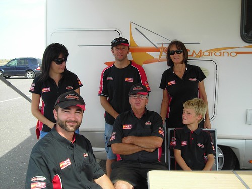 El equipo inglés del Campeonato de España de Supermotard