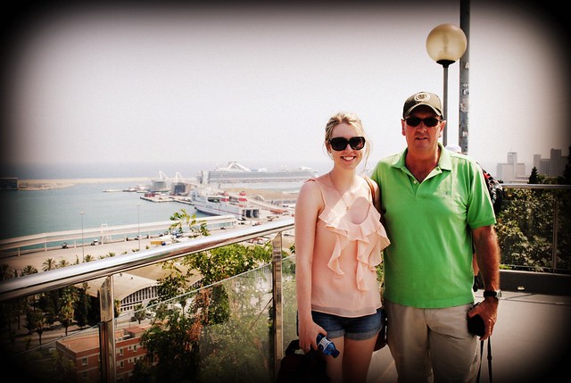 barcelona - me and dad