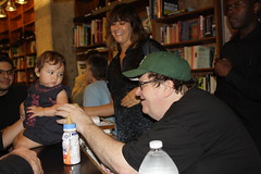 Michael Moore at St. Mark's bookstore 3