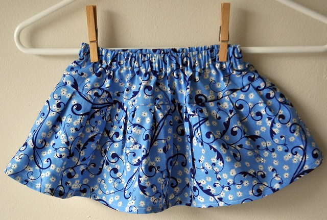 -BLACK FRIDAY SALE!- Blue Daydream Twirl Skirt