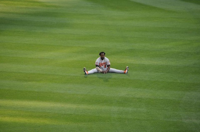 Outfield stretch