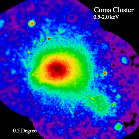 Rosat Image of Coma Cluster