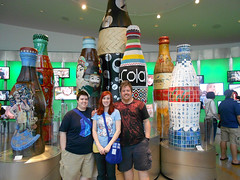 The crew at the World of Coke