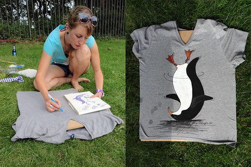 Kattekwaad shirt eliska penguen