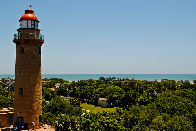 The Light House overlooking Bay of Bengal