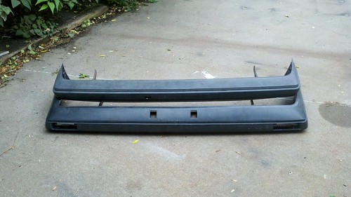 MK1 Euro bumpers Plastic 70 only a small hole in the rear