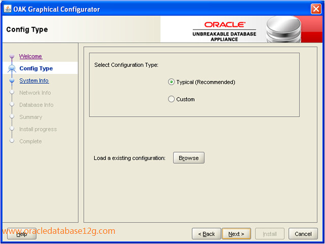 Oracle Appliance Manager Configurator2