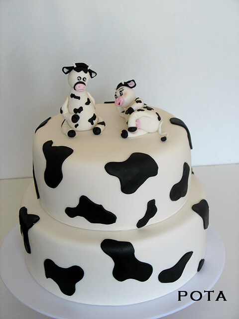 gâteau les vaches cake cow