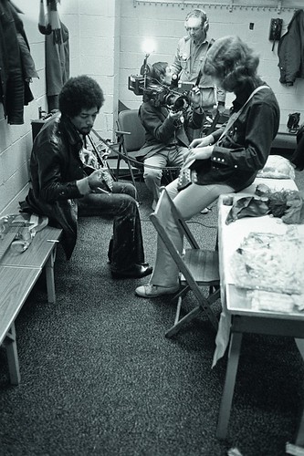 Jimi & MickTaylor xEthan Russell Nov. 1969 by Doctor Noe