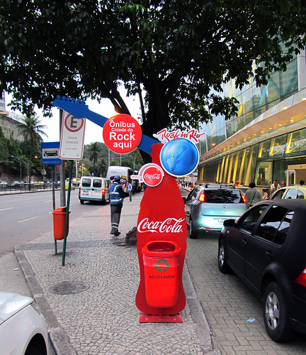 Rock in Rio Coca-Cola Temporary Special Bus Stop Rio de Janeiro by roitberg