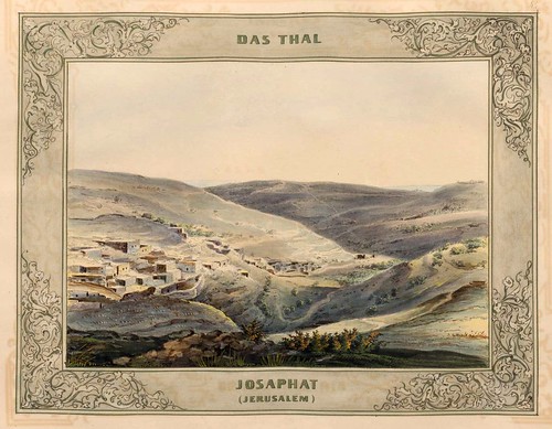014-El valle de Josafat en Jerusalem-Malerische Ansichten aus dem Orient-1839-1840- Heinrich von Mayr-© Bayerische Staatsbibliothek 