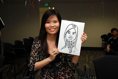 caricature live sketching for iFast Financial Pte Ltd - 3