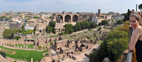 The Roman Forum from Palatine Hill