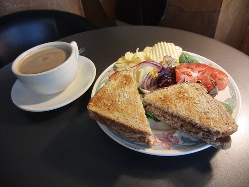 Soy Mocha & Veggie Sandwich From Gypsy Coffee House - Tulsa, OK