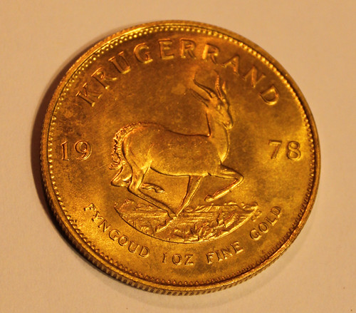 Krugerrand coin - back