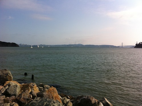 San Francisco & Golden Gate bridge from Tiburon
