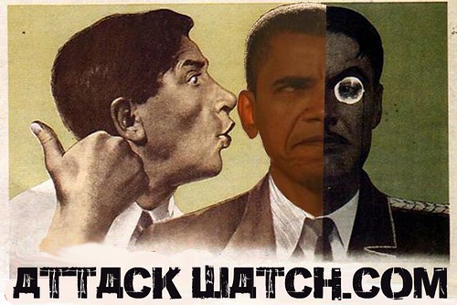ATTACK WATCH POSTER by Colonel Flick