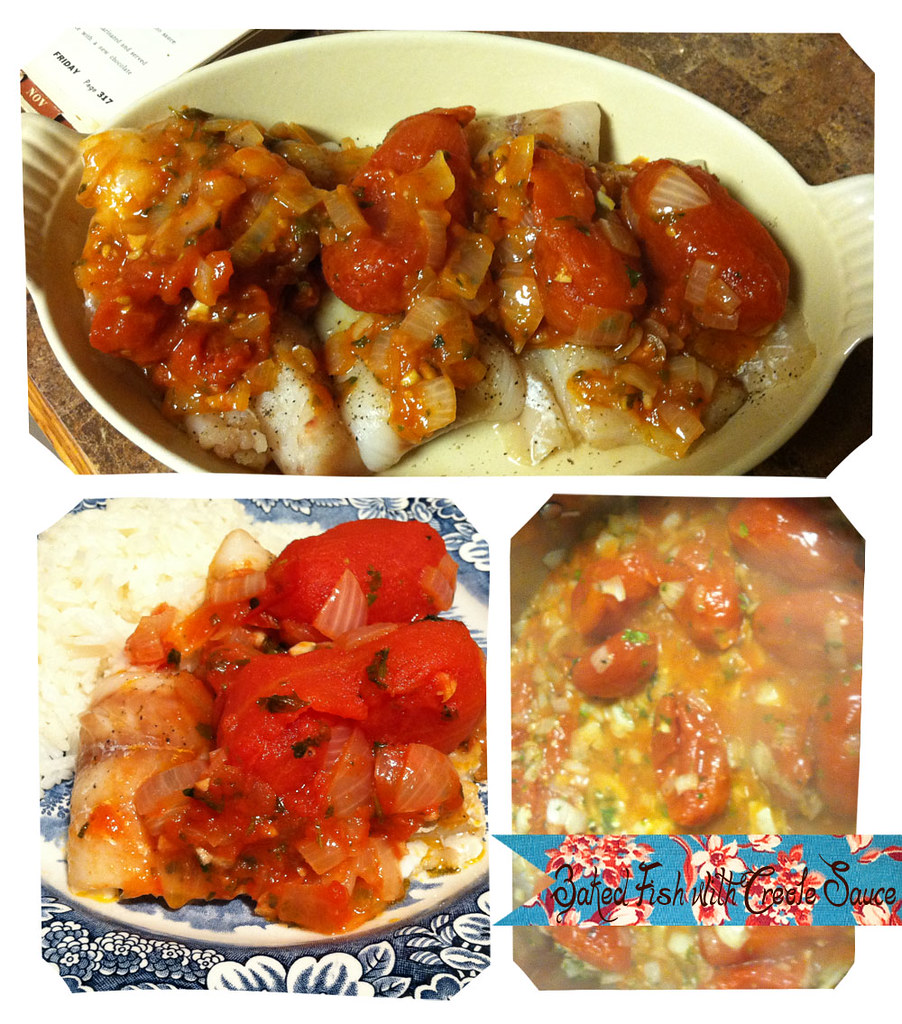 Baked Fish with Creole Sauce