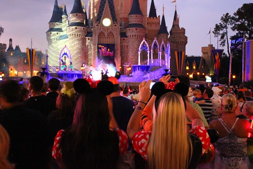 Cinderella Castle during Villains Mix and Mingle