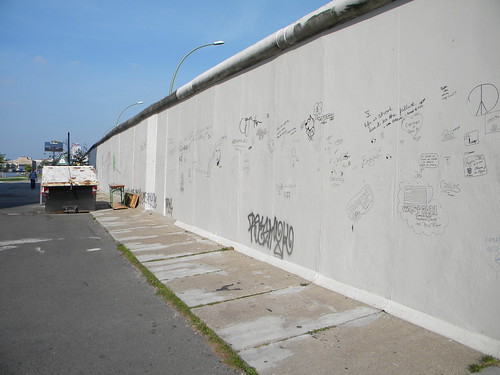 O Muro de Berlin - lado oriental