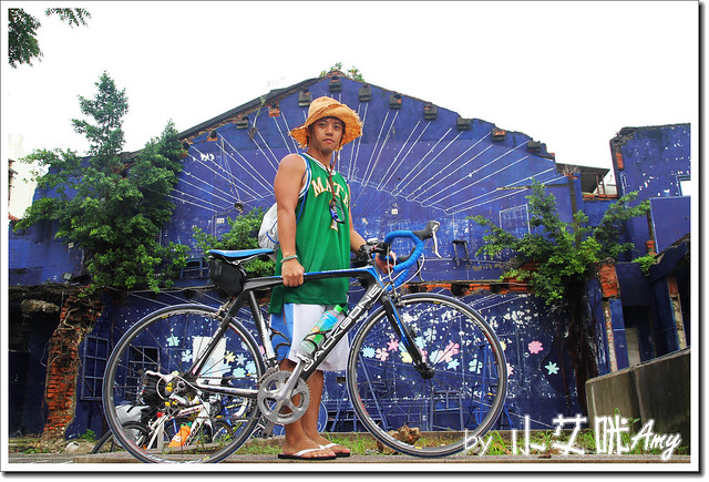 單車環島第四天 (18) 台南市海安路藝術街藍晒圖