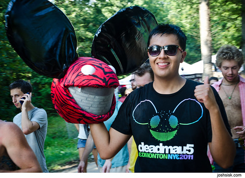 Deadmau5 fan @ FreeFest 2011