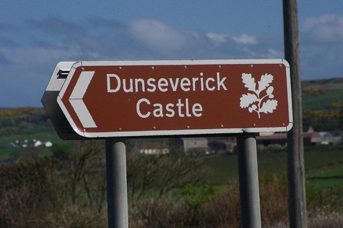 Dunseverick castle ruins