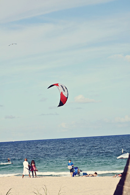 Fort Lauderdale beach kitesurfer 7