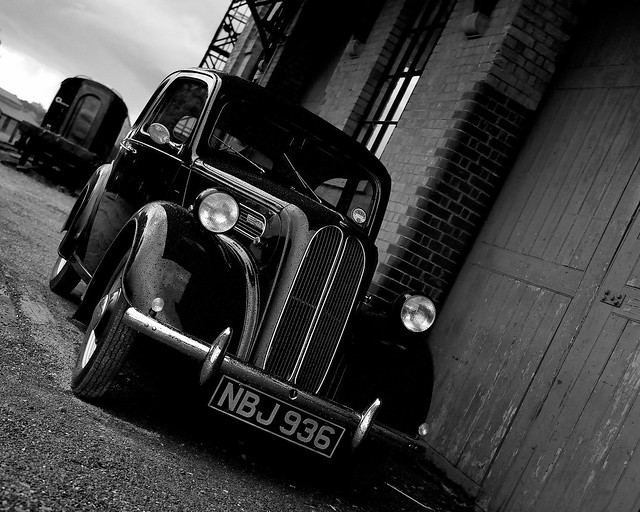 original black classic ford car vintage classiccar fifties 1950s custom anglia customcar henryford 50scar alloriginal fordanglia britishclassiccar 1953ford chappelrailwaymuseum 1953fordanglia originalford httpwwwfordanglia105eownersclubcouk httpwwwfsoccouk