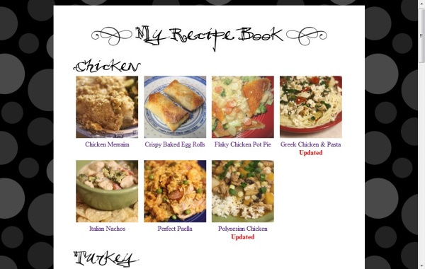 New Recipe Book - 2011