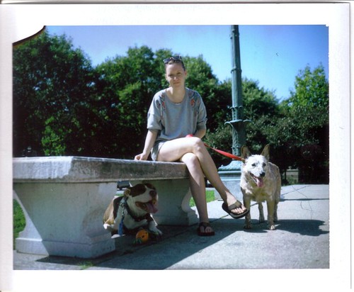 Me and the Doggies at the Monument