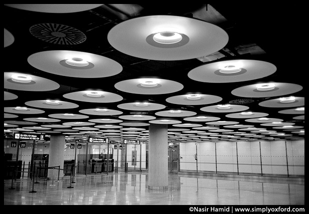 Madrid airport interior