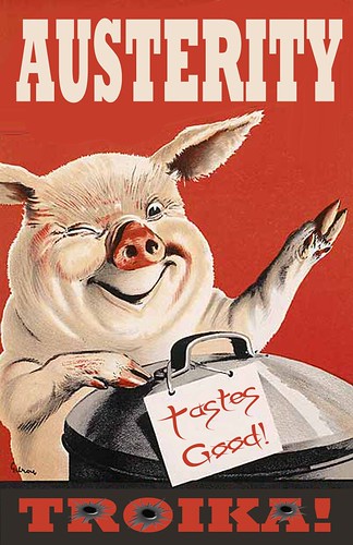 AUSTERITY POSTER by Colonel Flick